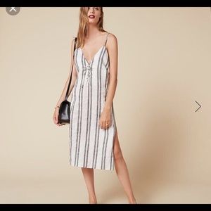 Reformation linen Carmen dress